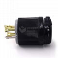 UL Listed NEMA L14-30P 30A 125/250V 4-Prong Industrial Grade Locking Plug 