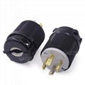 UL Listed NEMA L14-30P 30A 125/250V 4-Prong Industrial Grade Locking Plug  4