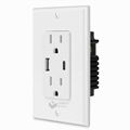 BOSSLYN UL Type C & Type A 4.8A 5V USB Outlets 15A Tamper Resistant Receptacle