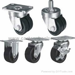 low profile caster wheels