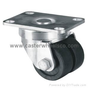 low profile casters wheels 4