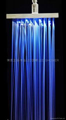 LED Rainfall shower LED shower head LED Overhead shower