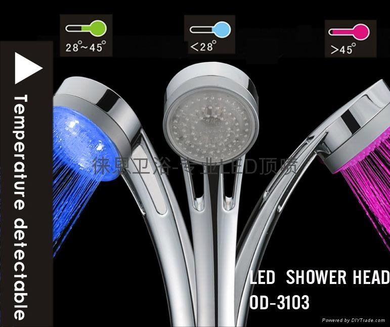 No battery Led Shower Led Shower handle Shower light Shower hand Shower led 3