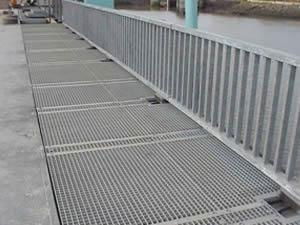 Steel grating trench cover 3