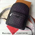 Damier Graphite Canvas Cowhide  leather