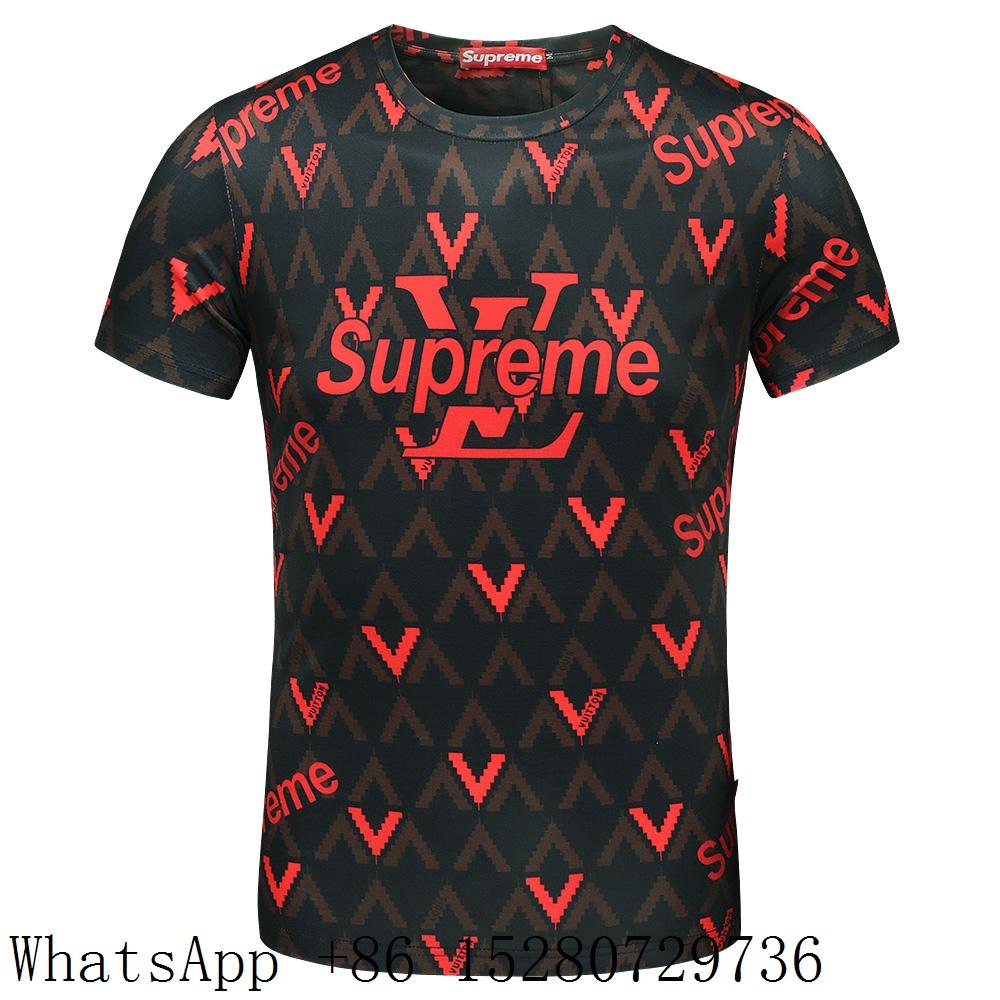 Louis Vuitton Short Sleeve T-shirts LV Mens Check T-shirts Supreme LV T-shirts - LV Mens Check T ...