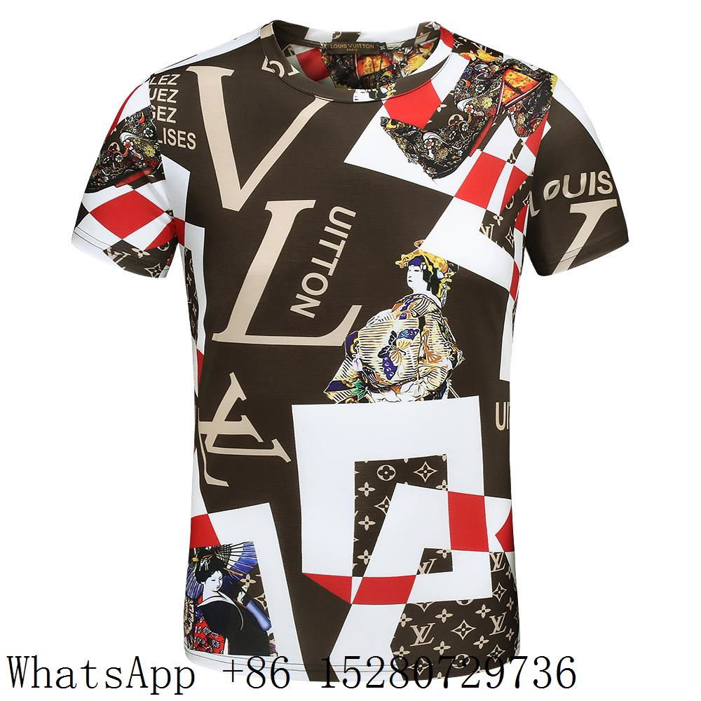 Louis Vuitton Short Sleeve T-shirts LV Mens Check T-shirts Supreme LV T-shirts - LV Mens Check T ...