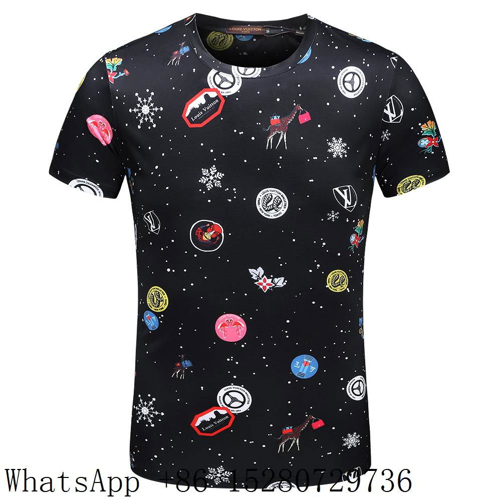 Louis Vuitton Short Sleeve T-shirts LV Mens Check T-shirts Supreme LV T-shirts - LV Mens Check T ...