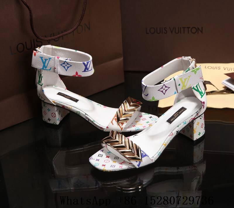 Louis Vuitton Nomad Sandal women luxury leather Flip Flops Shoes LV Gladiator - LV Nomad sandal ...