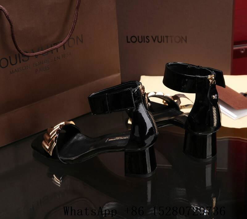 Louis Vuitton Nomad Sandal women luxury leather Flip Flops Shoes LV Gladiator - LV Nomad sandal ...