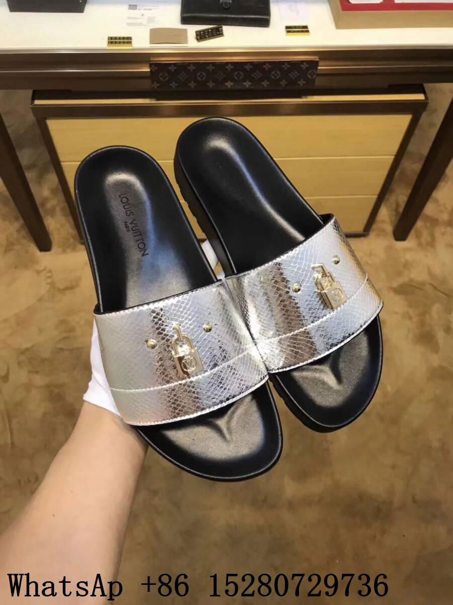 New Louis Vuitton Waterfront Mule Sliders LV Monogram Print Black Slides sandals - LV sandals ...