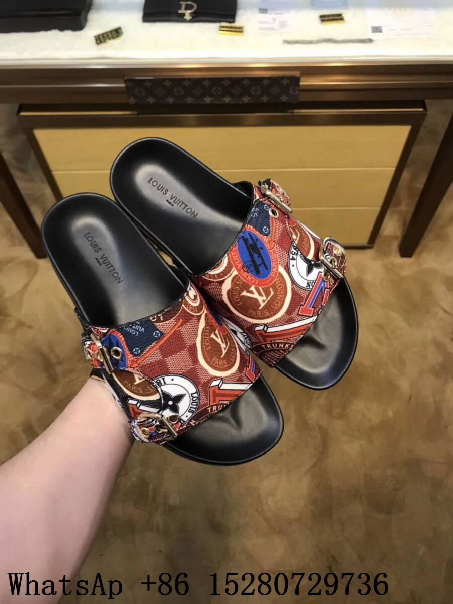 New Louis Vuitton Waterfront Mule Sliders LV Monogram Print Black Slides sandals - LV sandals ...