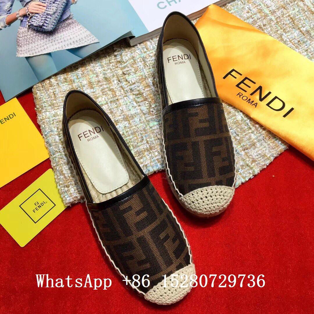 fendi logo espadrilles