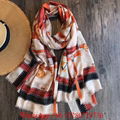 100% Silk cashmere scarf Women     ool