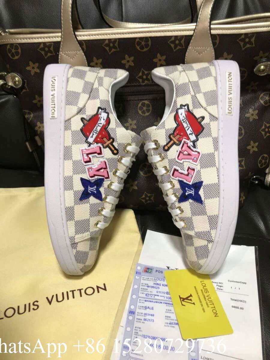 Women Louis Vuitton Frontrow sneaker LV Monogram Reverse Sneaker wholesale - LV frontrow - Women ...