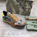           sneaker Garavani Camo Rockstud runner shoes leather Men's Rockrunner   9