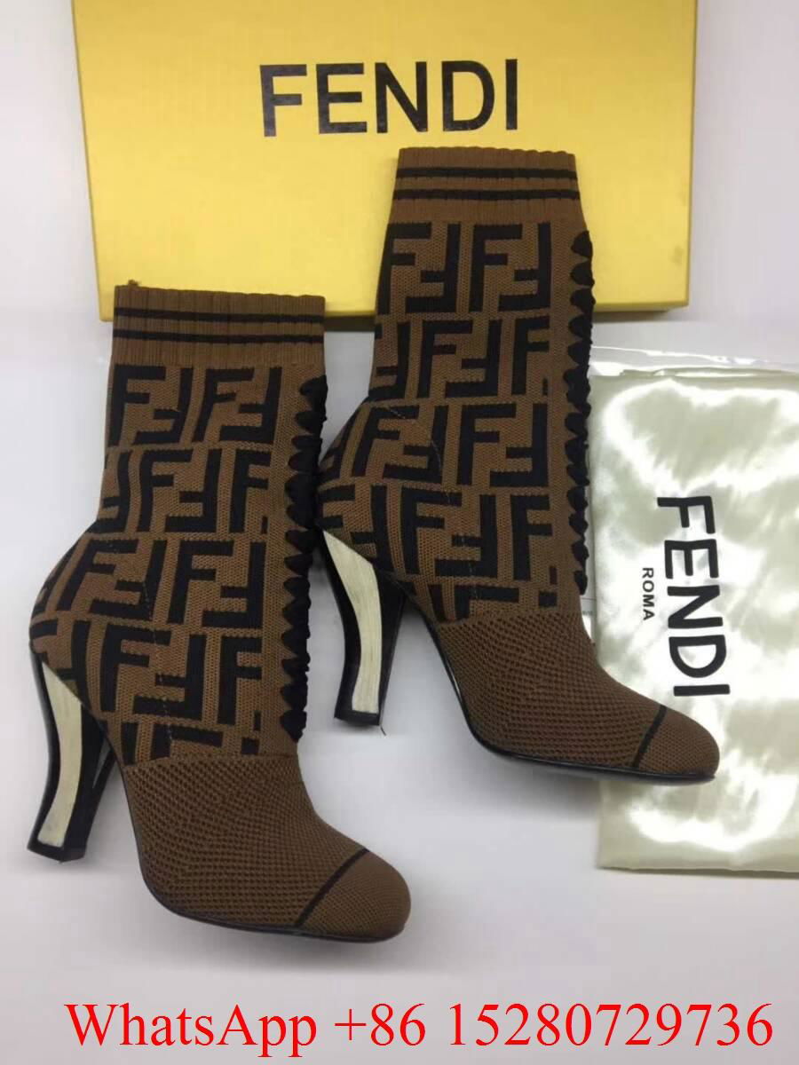 fendi ff motif ankle boots