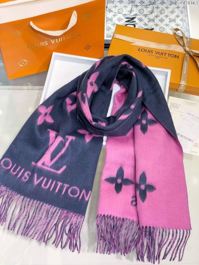 LV Stories Logomania scarf verone Louis Vuitton Wool silk monogram scarf Gifts - LV logomania ...