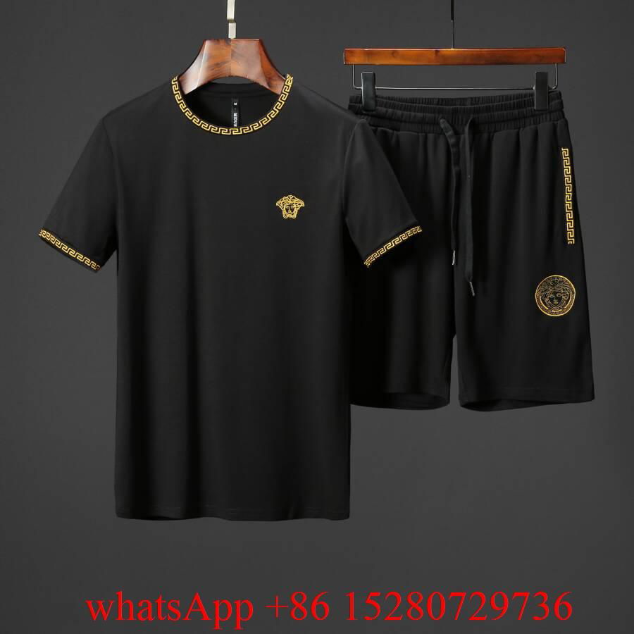 versace shorts and t shirt