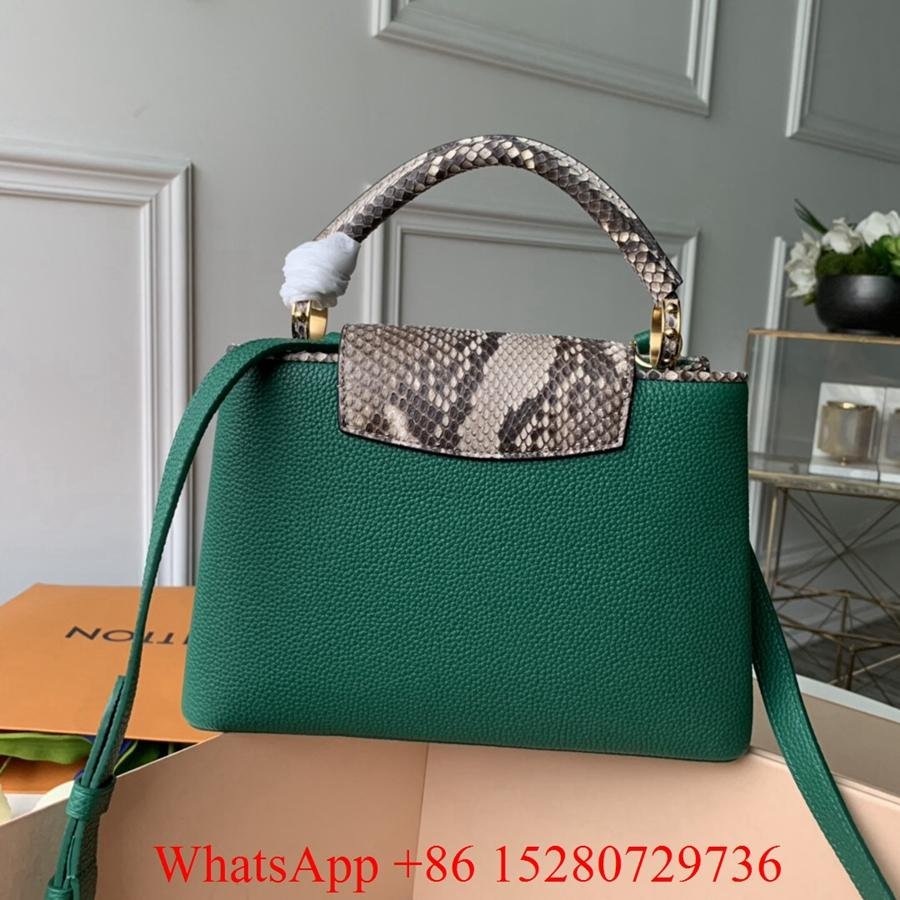 Louis Vuitton Capucines BB bag LV Leather handbag Taurillon N95509 PINK cheap (China ...