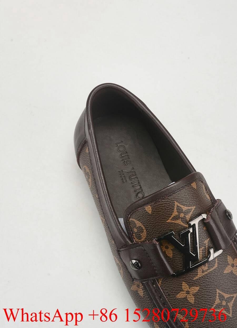 Louis Vuitton LV Dress shoes LV loafers leather shoes LV formal shoes sale Gift (China ...