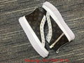               Monogram Calfskin Men's Rivoli High Top sneaker     oots white 11