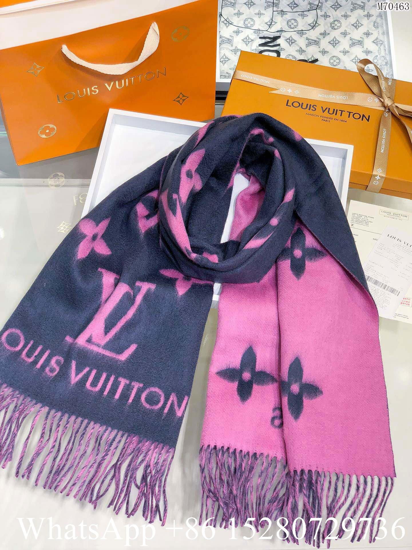 Cheap Louis vuitton scarf Replica lv scarf logomania scarf vuitton monogram scar (China ...