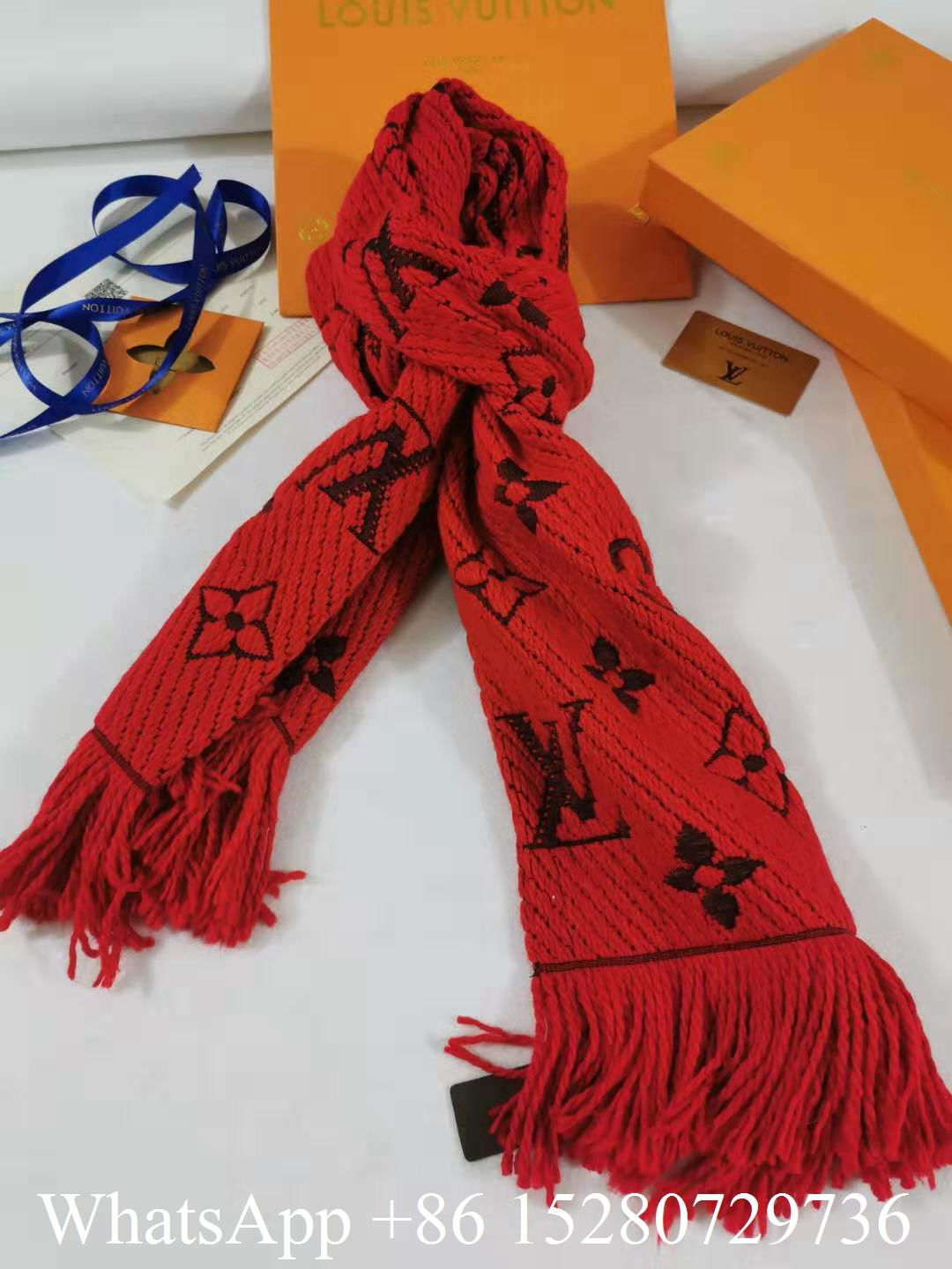 Cheap Louis vuitton scarf Replica lv scarf logomania scarf vuitton monogram scar (China ...