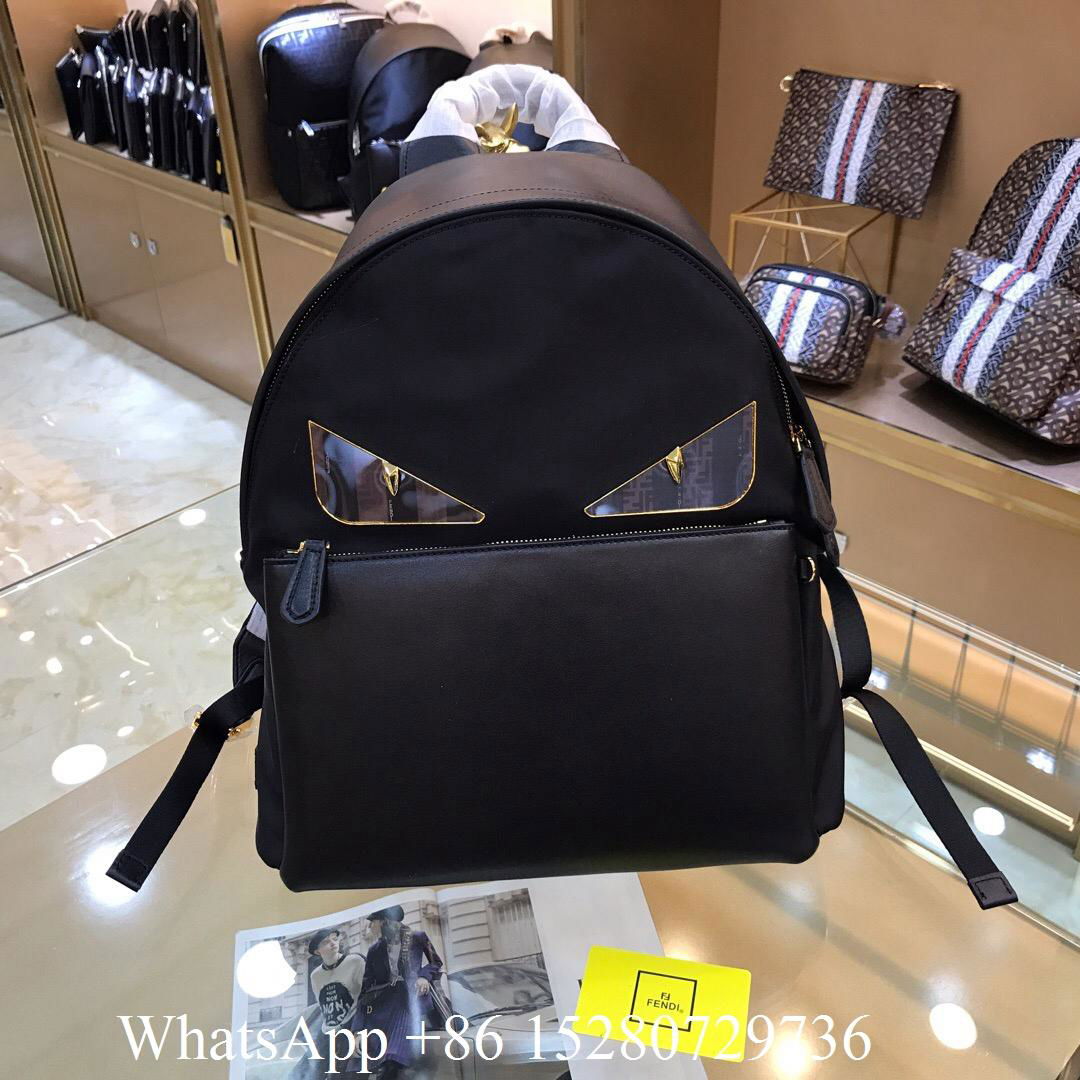 fendi backpack yellow eyes