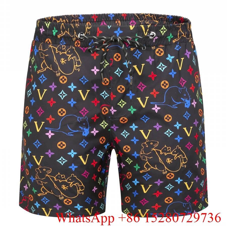 Louis Vuitton LV Print Fancy swimming shorts black monogram swimwear for men - Louis Vuitton ...
