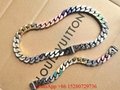               Men's Fashion jewellery     hain links Patches bracelet gift US 4