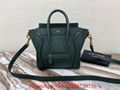 Celine nano luggage bag Women's Celine bag Celine drummed calfskin luxury bags  
