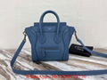 Celine nano luggage bag Women's Celine bag Celine drummed calfskin luxury bags  