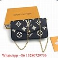 Louis Vuitton Empreinte  Pochette Felicie Chain bag lv shouder bag wallet  gifts