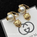 Wholesale drop earrings Pearl Double G