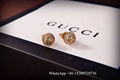 Wholesale drop earrings Pearl Double G earrings gold stud earrings fashion gift 