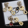 Wholesale drop earrings Pearl Double G earrings gold stud earrings fashion gift 