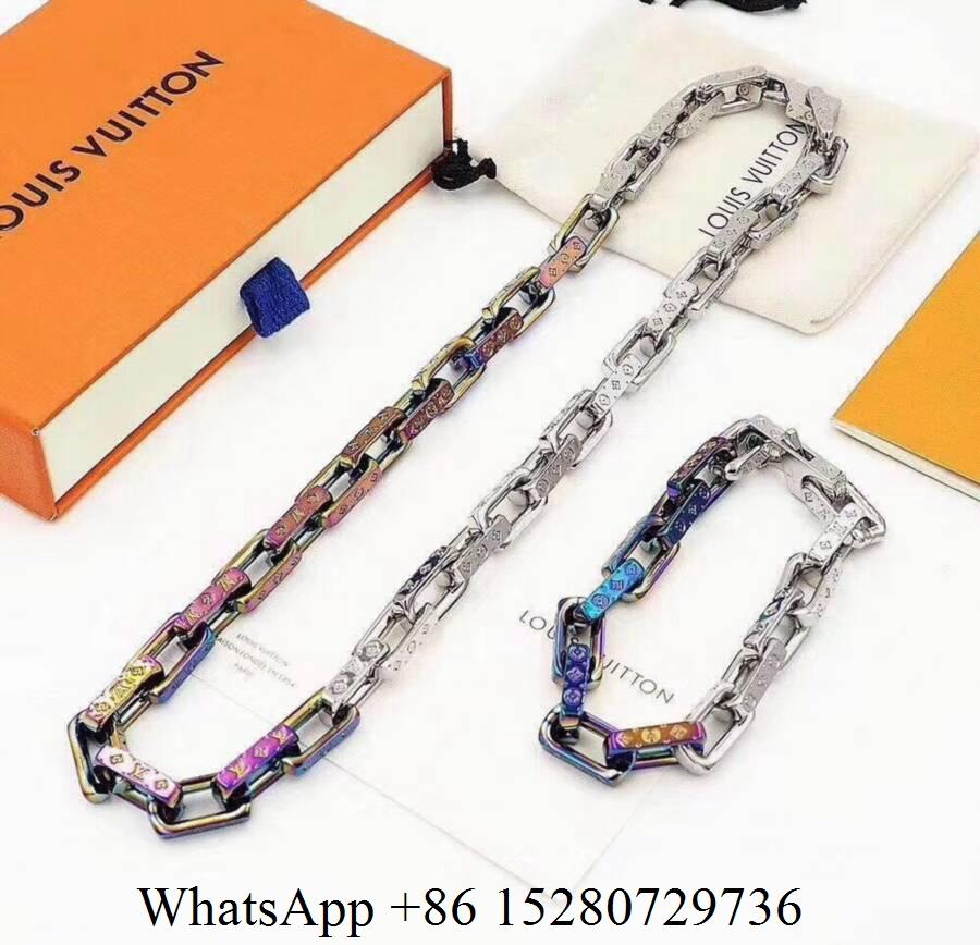               Monogram Chain     irgil abloh vuitton bracelet men     ulticolor  3