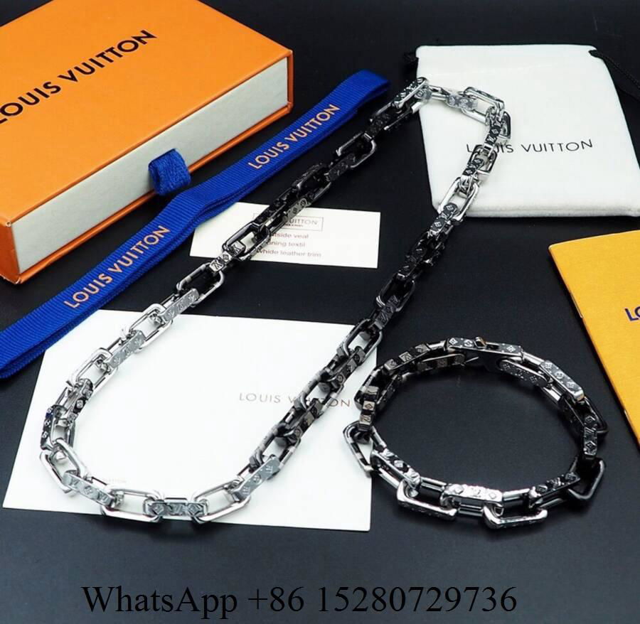               Monogram Chain     irgil abloh vuitton bracelet men     ulticolor  5