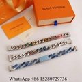 Louis Vuitton Monogram Chain LV virgil abloh vuitton bracelet men lv multicolor 
