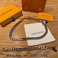 Louis Vuitton Monogram Chain LV virgil abloh vuitton bracelet men lv multicolor 