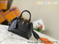 Louis Vuitton Alma BB Epi Leather black LV monogram Canvas luxury bag mini top 