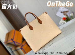               onthego PM Cream     mpreinte monogram Giant bag cowhide leather 