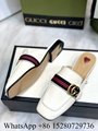 Women       Princetown slippers backless loafers white leather slipper discount 3