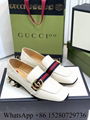 Women's GUCCI leather Horsebit Mid-heel loafer pumps block heel online shop sale