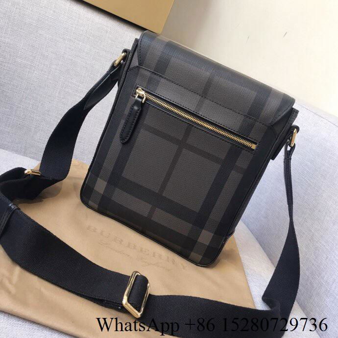 Sell          Edgware Messenger bag          london check leather crossbody bag  2