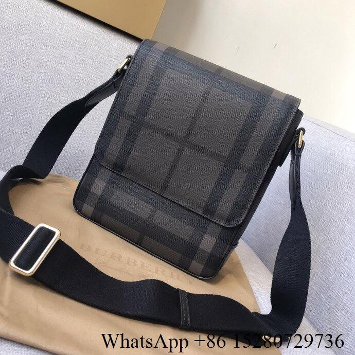 Sell          Edgware Messenger bag          london check leather crossbody bag 