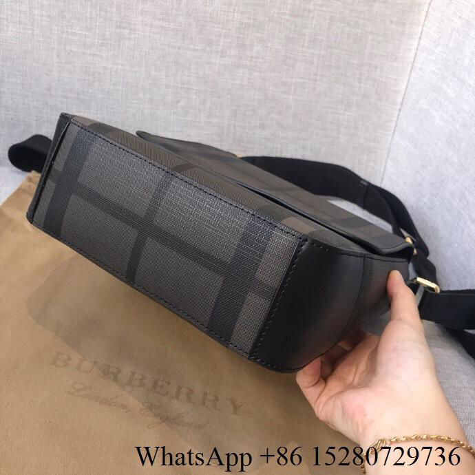 Sell          Edgware Messenger bag          london check leather crossbody bag  5