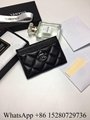 Sell        Classic Card Holder grained Calfskin coin purse caviar black women 13