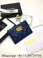 Sell Chanel Classic Card Holder grained Calfskin coin purse caviar black women